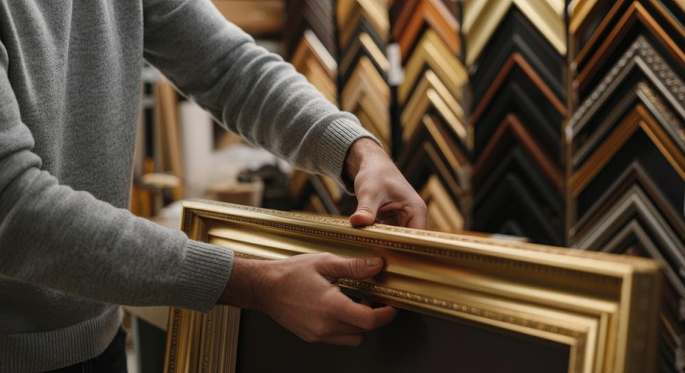 額縁専門店に依頼する